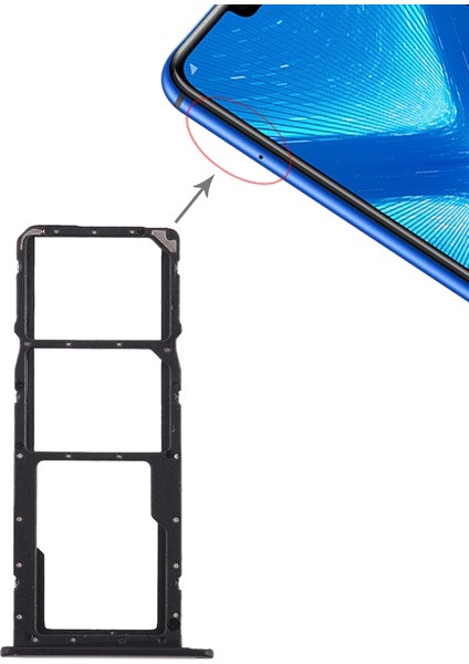Huawei Honor 8x Için Tepsi + Mikro Sd Kart Tepsisi (Yurt Dışından)