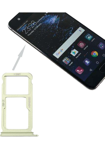 Huawei P10 Plus Tepsi ve Sım / Mikro Sd Kart Tepsisi Için (Yurt Dışından)
