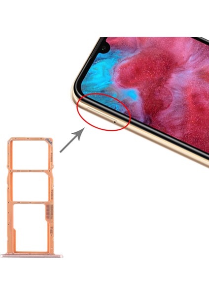 Huawei Honor Play 3e Için Tepsi + Mikro Sd Kart Tepsisi (Yurt Dışından)