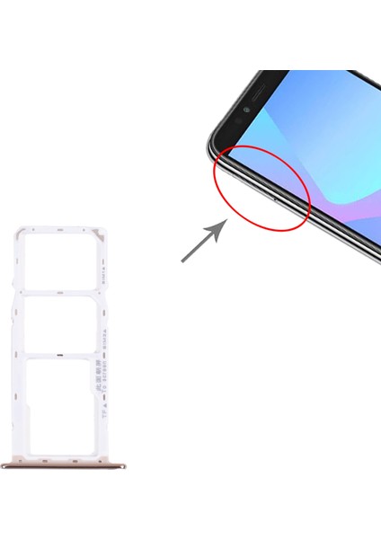 Huawei Y6 (2018) Için Tepsi + Mikro Sd Kart Tepsisi (Yurt Dışından) fırsatları