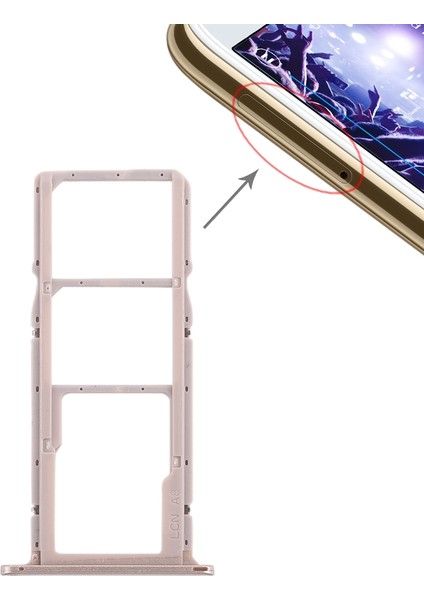Huawei Y5 (2018) Için Tepsi+Mikro Sd Kart Tepsisi (Yurt Dışından)