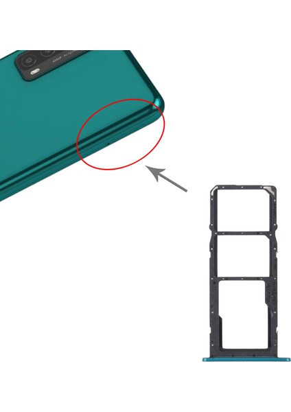 Huawei Y7A Için Tepsi+Mikro Sd Kart Tepsisi (Yurt Dışından)