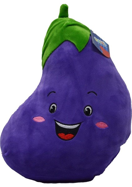 Peluş Havuç, Biber, Mısır ve Patlıcan Yastık 30 cm 62297