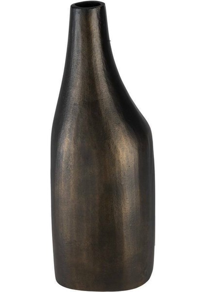 421149 "talacogon" Siyah Bakır Metal Vazo 35CM Yüksekliğinde