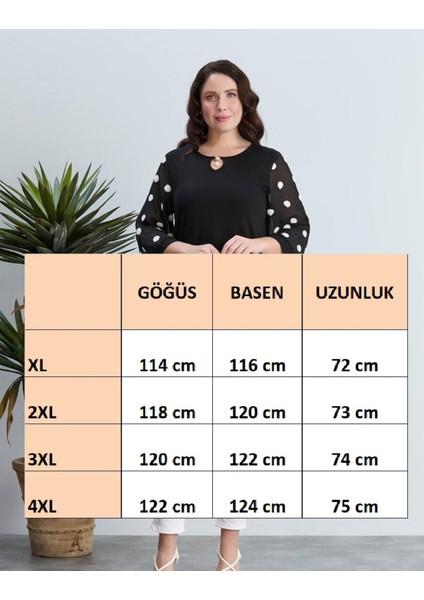 For Esra Big Trend Kadın Kabartma Puantiye Desen Yaka Oyuk Inci Aksesuar Geniş Truvakar Tül Kol Esnek Viskon Bluz fiyatları