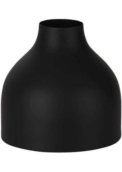 421125 "labason" Siyah Metal Vazo 14CM Yüksekliğinde