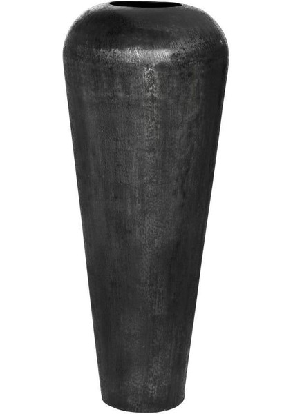 421198 "mıyazakı" Siyah Metal Vazo 130CM Yüksekliğinde