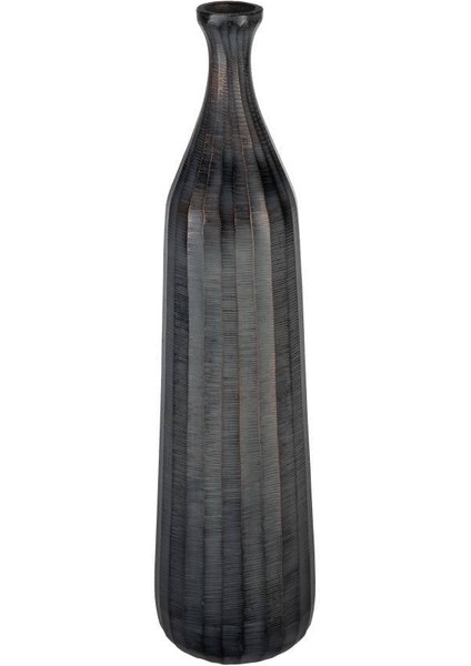 421284 "fanambana" Gri Metal Vazo 45CM Yüksekliğinde