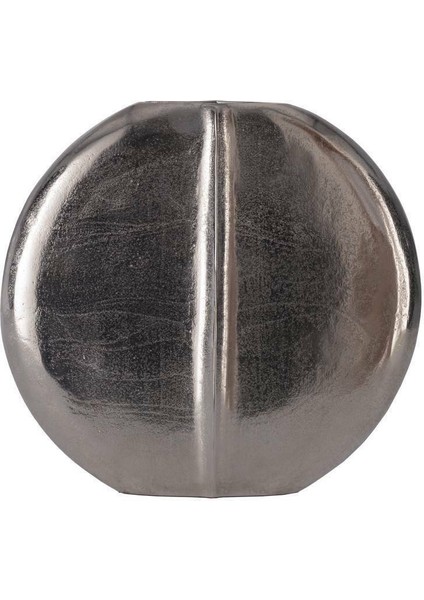 421126 "somınot" Nikel Metal Vazo 28,5cm Yüksekliğinde