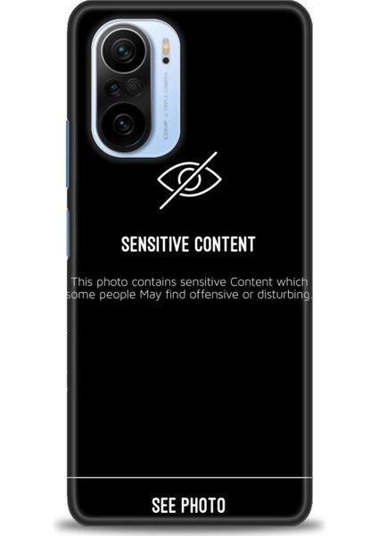 Xiaomi Redmi K40 Pro Kılıf Hd Baskılı Kılıf - Sensitive Content + 9h Nano Ekran Koruyucu