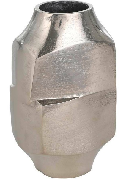 421041 "abucay" Nikel Dekoratif Metal Vazo 22,5cm Yüksekliğinde modelleri