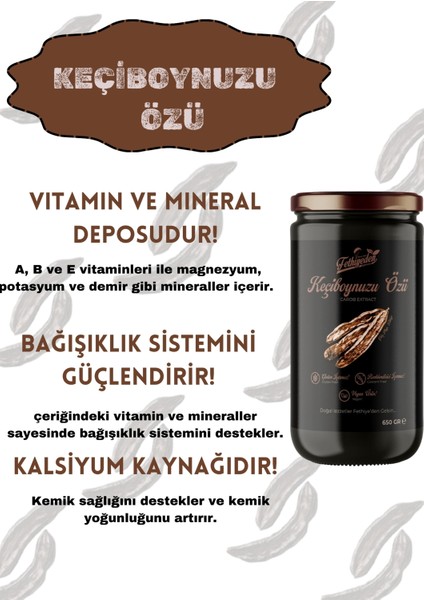 Fethiyeden Gelsin Doğal Katkısız Ve Organik Keçiboynuzu Özü 650gr