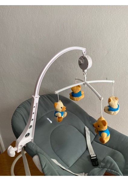 Arbike Oyun Parkı ve Beşik Uyumlu 4 Ayıcıklı Müzikli Dönence