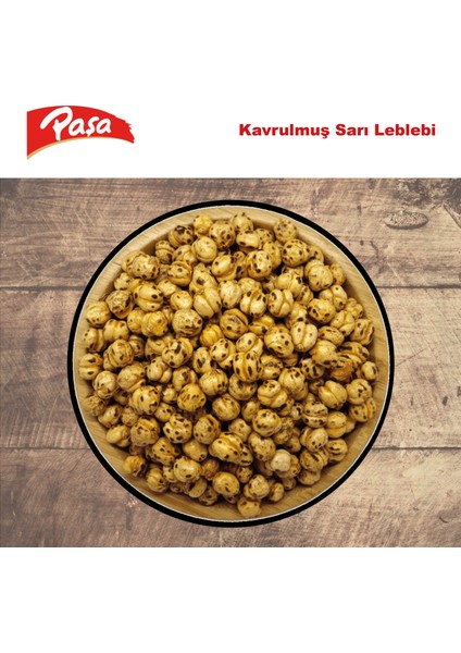 Paşa Kuruyemiş Çifte Kavrulmuş Sarı Leblebi 250 gr x 3 Adet