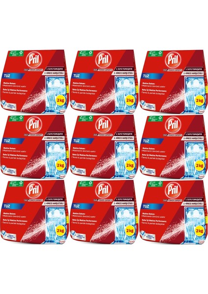 Bulaşık Makinesi Tuzu 18kg (9pk*2kg)