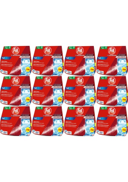 Bulaşık Makinesi Tuzu 24kg (12PK*2kg)