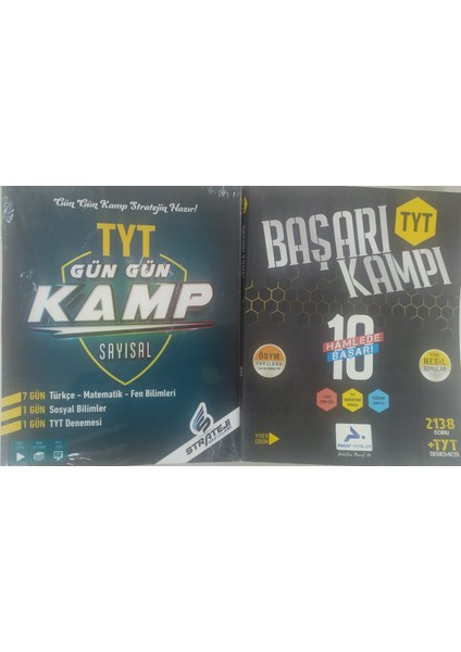TYT Sayısal Gün Gün Kamp Denemeleri – Paraf Yayınları TYT Başarı Kampı