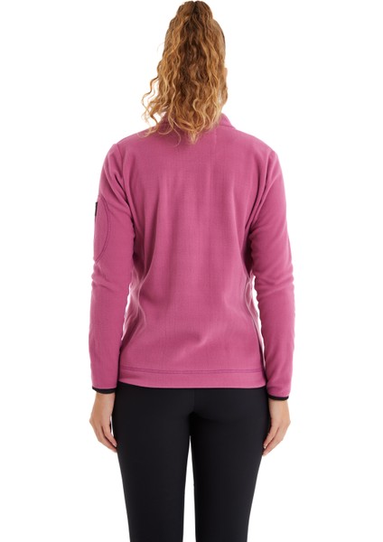 Kadın Termal Polar Sweatshirt 51680 - Pembe