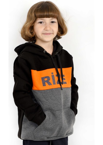 Turuncu Çocuk Sweatshırt