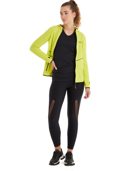 Kadın Termal Polar Sweatshirt 51682 - Yeşil modelleri