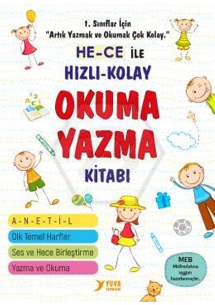 He-Ce ile Hızlı Kolay Okuma Yazma Kitabı