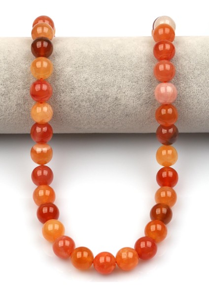 Karnelyan Akik Doğaltaş Dizi 12 mm Küre Kesim fiyatları