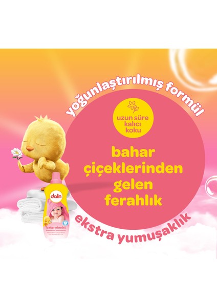 Çamaşır Yumuşatıcı Konsantre 1200 ml Bahar Ninnisi 4'lü Set modelleri