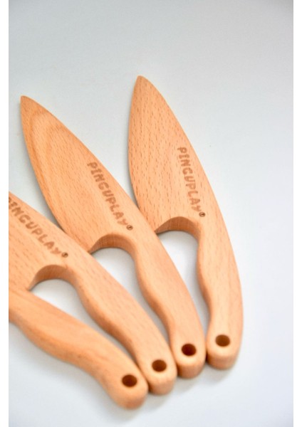 Ahşap Şef Bıçağı ( 1 adet Montessori Güvenli Kesme Bıçağı-Aktivite Oyuncak)