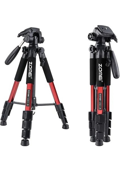 Zomei Q111 Profesyonel Alüminyum Tripod 5 kg Taşıma Kapasiteli