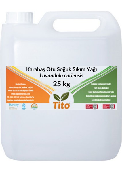 Karabaş Otu Soğuk Sıkım Yağı 25 kg