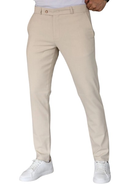 Erkek Kaliteli Esnek Likralı Bilek Boy Kumaş Pantolon modelleri