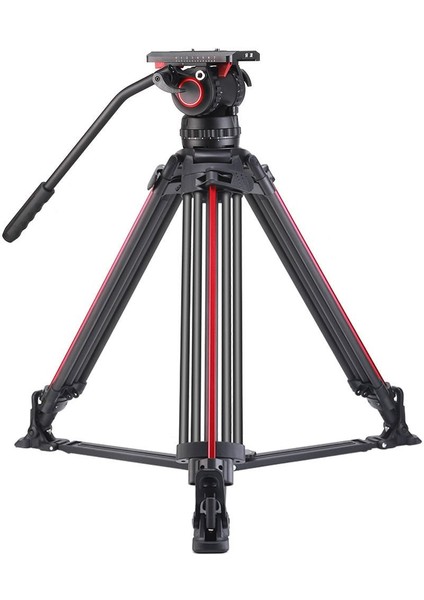 M25DL Hidrolik Kafalı Profesyonel Broadcast Video Tripod