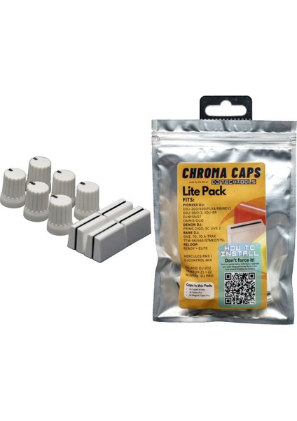 Chroma Caps Lite Pack (White)