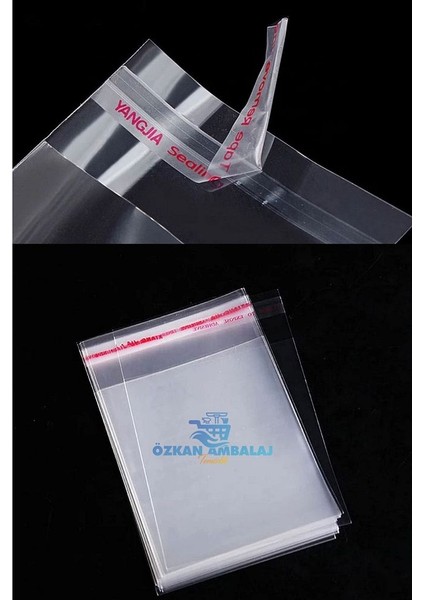 1 kg 35X50 Opp Poşet / Yapışkanlı Poşet / Yapışkanlı Jelatin Çeyiz Poşeti