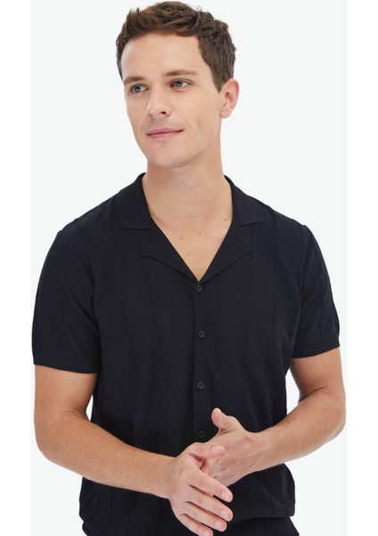 Siyah Regular Fit Casual Gömlek modelleri