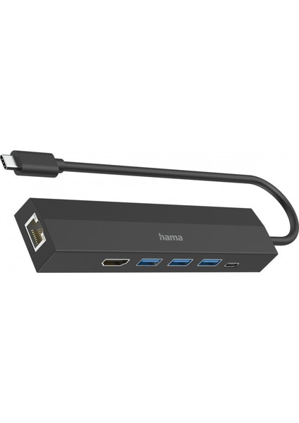 Usb-C-Hub, 6 Ports, 3x Usb-A, Usb-C, Hdmı™, Lan / Ethernet