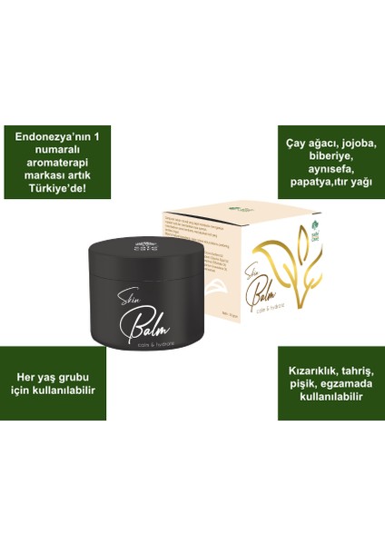 Onarıcı Skin Balm 30 gr Cilt Onarıcı Doğal İçerikli Cilt Balmı