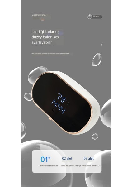 Akıllı Indüksiyon Köpük Makinesi Şarj Edilebilir Temizleme Sabunu Dispenseri Dijital Ekran El Dezenfektanı Duvara Monte Cep Telefonu Yıkama Makinesi (Yurt Dışından) fiyatları
