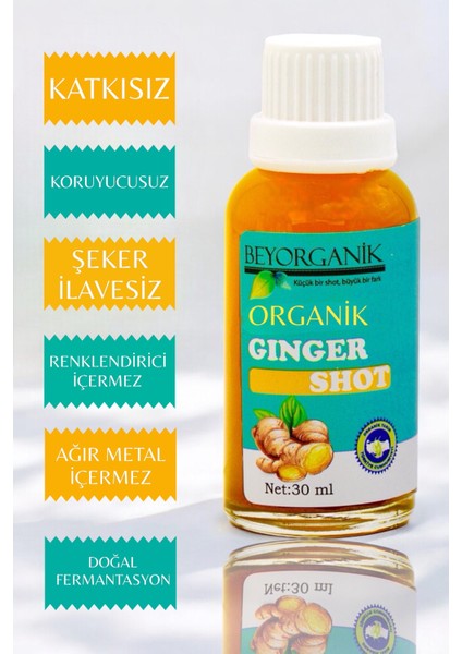 Organik Ginger Shot (7 Adet x 30ML)