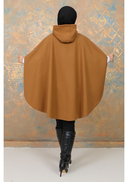 Kaşe Kışlık Kaşe Panço modelleri