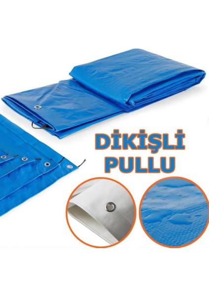 Ebatlı Su Geçirmez Pullu Çadır Branda Tente 12X15