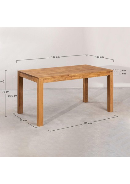 Masif Ahşap Rustik Model Yemek Masası