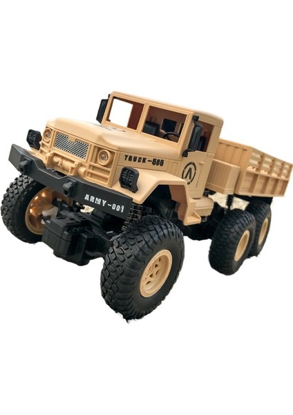 2.4g Simüle Askeri Kamyon Off-Road Kablosuz Uzaktan Kumandalı Araba Elektrikli Tırmanma Dört Tekerlekten Çekişli Araba Oyuncak (Yurt Dışından)