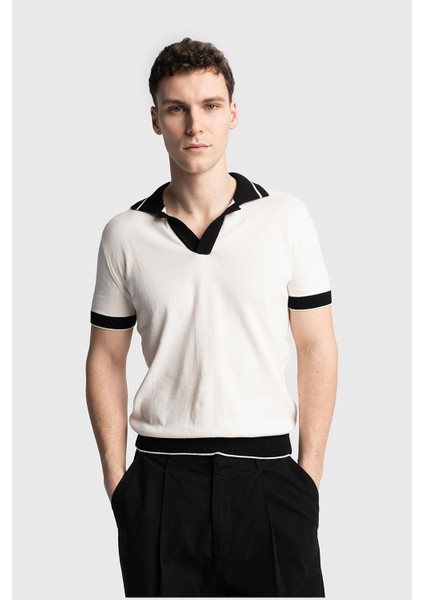 Polo Yaka Trıko T-Shırt