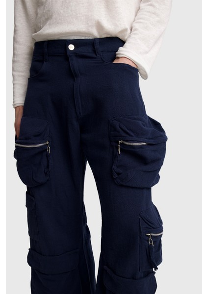Gabardın Keten Kargo Pantolon indirimleri