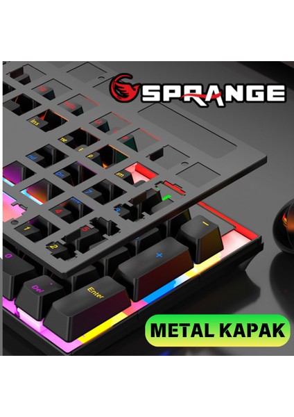 Mk-11 Mekanik Gaming Klavye - Blue Switch - RGB Aydınlatmalı -Kablolu