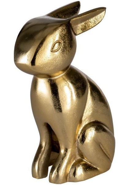 427308 "vohılava" Gold Tavşan Dekoratif Obje 22CM Yüksekliğinde