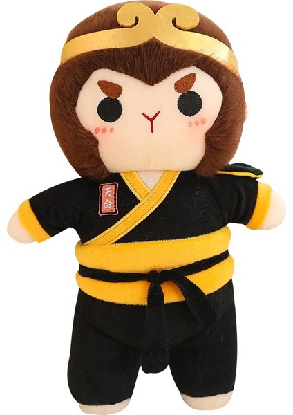 23 cm Siyah Mitoloji Siyah Goku Maymun Oyuncak Peluş (Yurt Dışından)