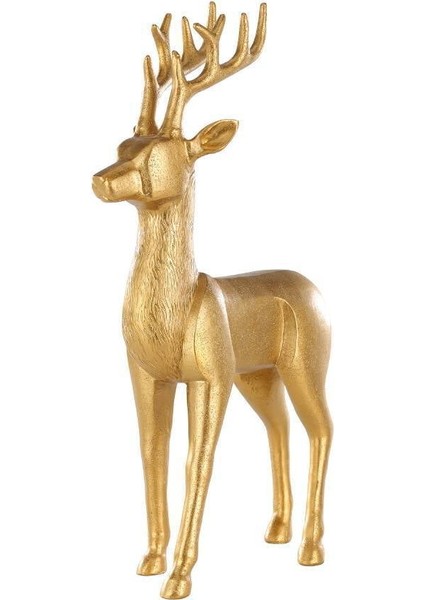 427799 "ransıkı" 56CM Yüksekliğinde Gold Dekoratif Geyik modelleri
