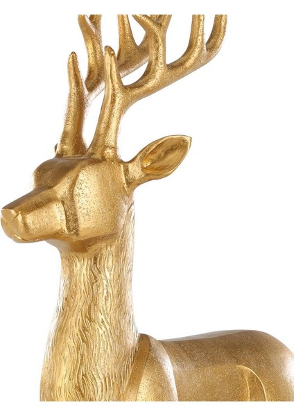 427799 "ransıkı" 56CM Yüksekliğinde Gold Dekoratif Geyik fırsatları